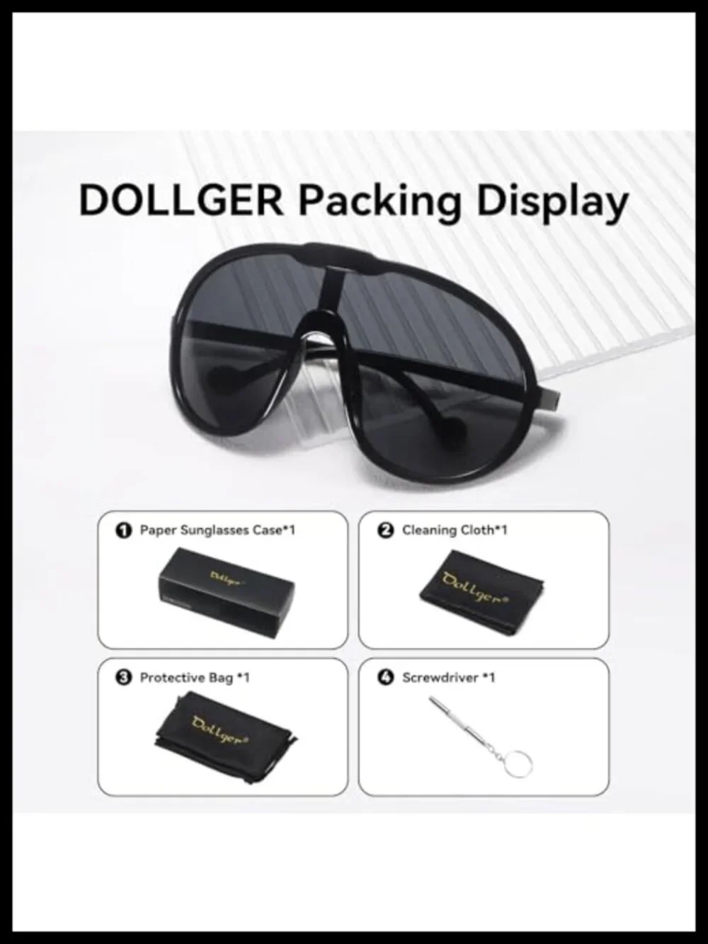 Oversized Shield Sunglasses Women One Piece Large Frame UVA UVB Protection